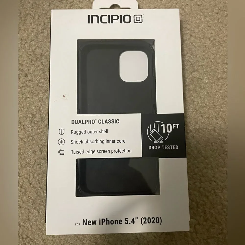 Incipio DualPro Classic Case for iPhone 12 mini - Jet Black
